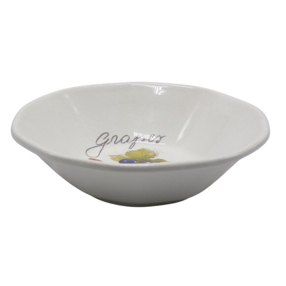 Effetti d'Arte GRAPES Handmade Italy Ceramic Pasta/Soup Bowl 8.75" VGC - Picture 3 of 4